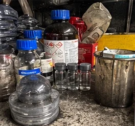 Chemical stock affected by the incident